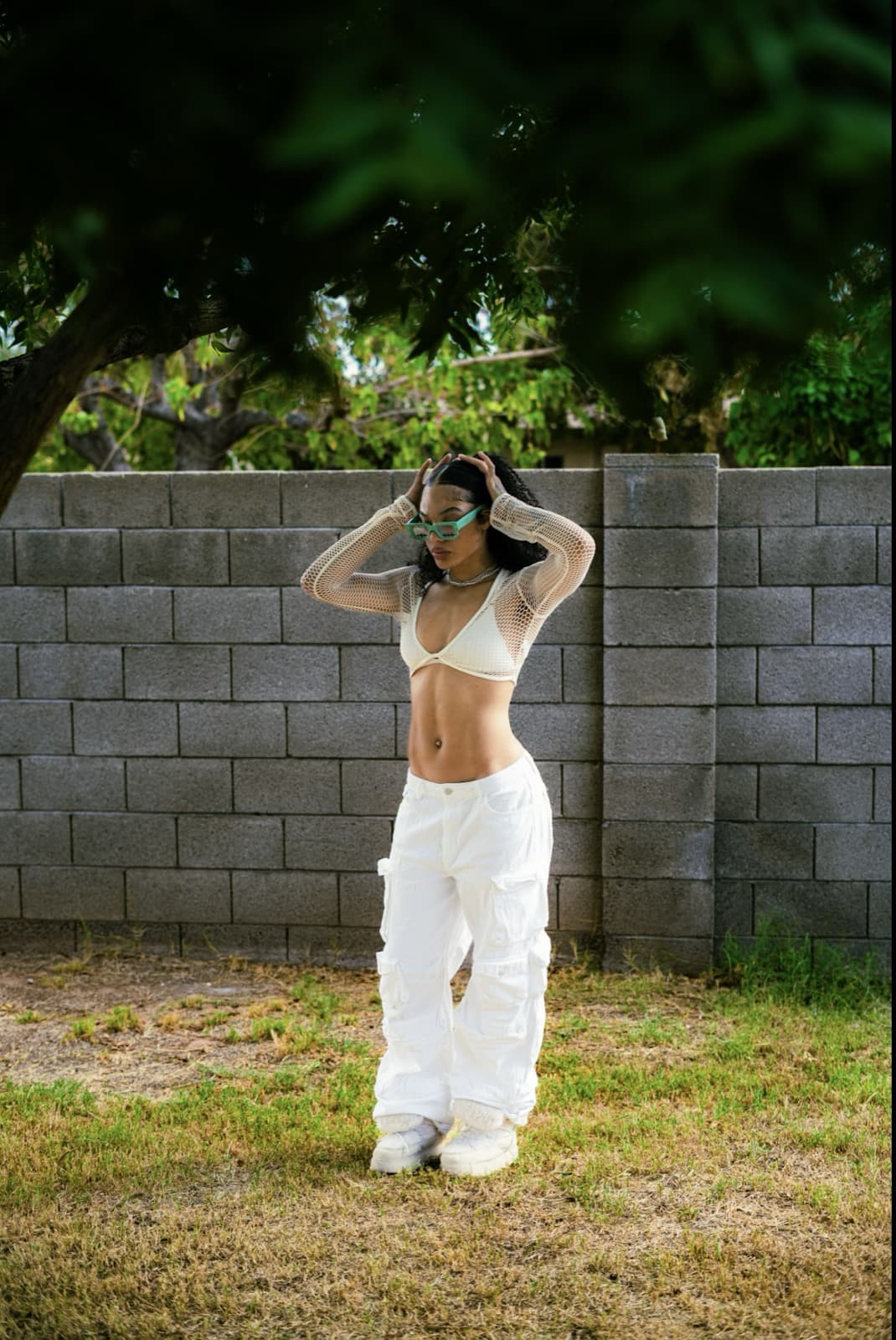 Outdoor — white, natural light